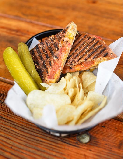 Grilled cheese panini at Power House in Oklahoma City, Wednesday, April 13, 2016. - GARETT FISBECK