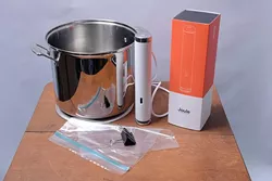 Sous vide setup, Wednesday, Dec. 7, 2016. - GARETT FISBECK