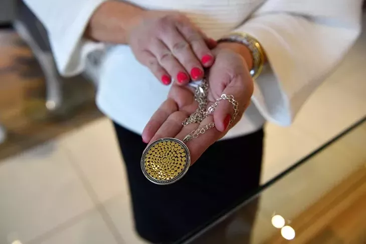 Kathy Kamei jewelry CK & Co. in Oklahoma City, Wednesday, April 20, 2016. - GARETT FISBECK