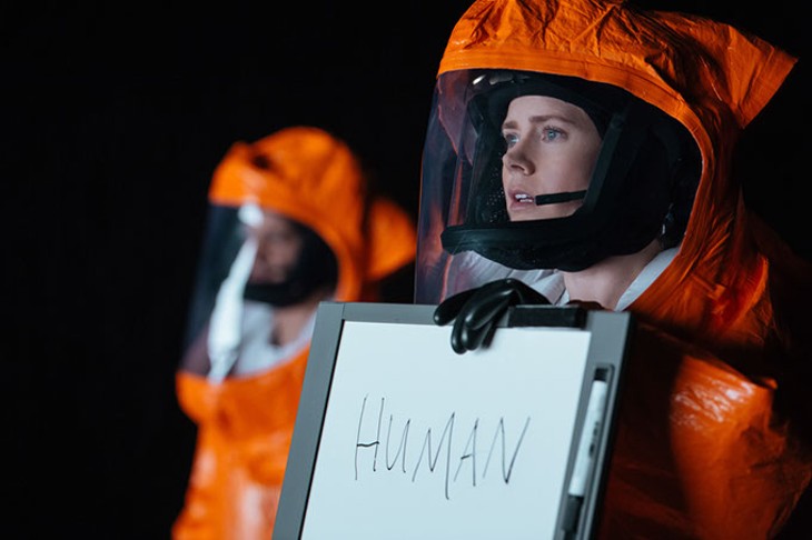 Amy Adams (right) as Louise Banks in Arrival (Paramount Pictures / provided)