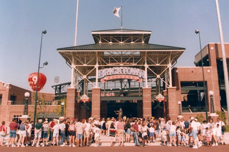 As the city recovered from the oil bust of the &#146;80s and the 1995 Oklahoma City bombing, Bricktown Ballpark drew crowds &#151;&nbsp;and hope &#151; as it spawned urban renewal as the first completed MAPS project downtown. (Oklahoma City Dodgers / provided / file)