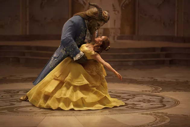 Emma Watson stars as Belle and Dan Stevens as the Beast in Disney's BEAUTY AND THE BEAST, a live-action adaptation of the studio's animated classic directed by Bill Condon. - COURTESY OF DISNEY