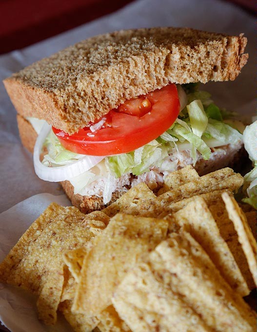 Turkey sandwich at Someplace Else in Oklahoma City, Aug. 27, 2015. - GARETT FISBECK