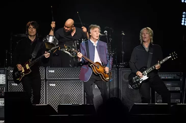Paul McCartney performs at the Chesapeake Energy Arena, Monday, July 17, 2017. - ROB FERGUSON