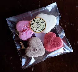 Valentines Day macaroons at Belle Kitchen, Friday, Jan. 27, 2017. - GARETT FISBECK