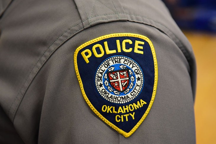 worn by OKC Police officers.  mh
