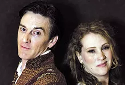 Wil Rogers as Benedick and Renee Krapff as Beatrice in Much Ado About Nothing (Photo Oklahoma Shakespeare in the Park / Provided)