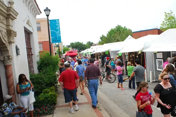Guests browse the 2015 Paseo Arts Festival. | Photo Gazette / File