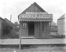 Henry Wantland&#146;s studio, seen here in a 1900 photo, captured much of life in pre-statehood Stillwater. - NATIONAL COWBOY & WESTERN HERITAGE MUSEUM / PROVIDED