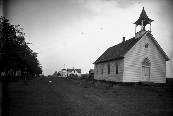A Stillwater church in 1901 from a photo exhibit from Henry Wantland that inspired a film series at the National Cowboy & Western Heritage Museum. (provided)