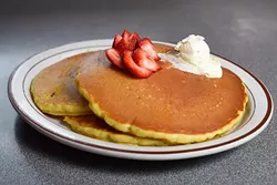 Pancakes at Sherri's Diner in Oklahoma City, Monday, May 2, 2016. - GARETT FISBECK