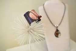 Nancy Jackson jewelry at the Project Box, Wednesday, Aug. 3, 2016. - GARETT FISBECK