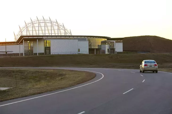 The American Indian Cultural Center and Museum will now resume construction under an agreement reached by the City of Oklahoma City, the State of Oklahoma and the Chickasaw Nation. The museum is expected to open during the spring of 2021. | Photo Gazette / file