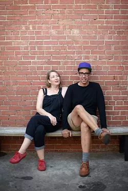 Andy and Marian Nunez poses for a photo at Opolis, Wednesday, Aug. 23, 2017. - GARETT FISBERCK