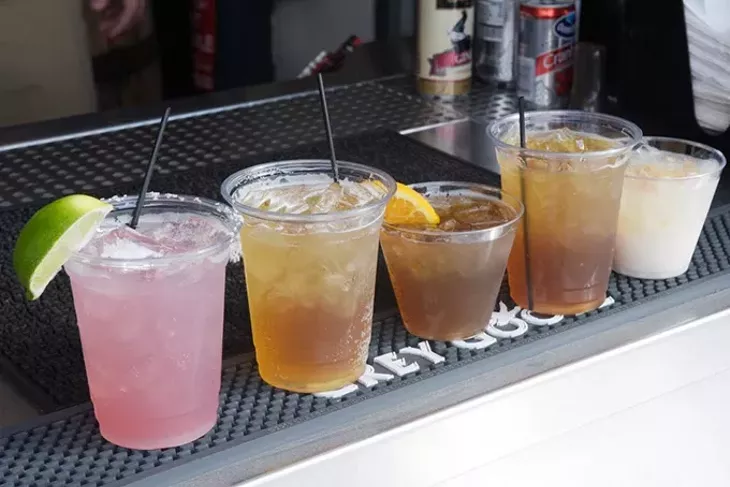 Cranberry Up In Yo Rita, Fuego y Crema, Ancho Fashioned, Stonewall, Holiday Vibes at Blue Garten, Tuesday, Oct. 4, 2016. - GARETT FISBECK