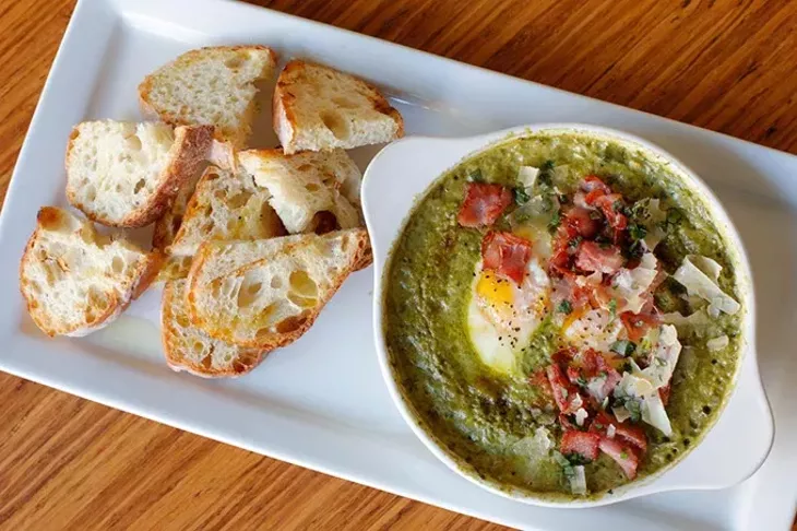 Green Eggs and Ham at Stella, Thursday, March 30, 2017. - GARETT FISBECK