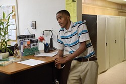 Savon Knight, a Douglass High School student, benefits from Oklahoma City Public Schools&#146; homeless program, which has provided him with uniforms, supplies, backpacks and bus passes. (Garett Fisbeck)