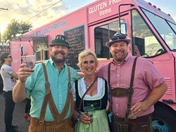 Festivalgoers enjoy 2016 OKCtoberfest in true Bavarian fashion. | Photo provided