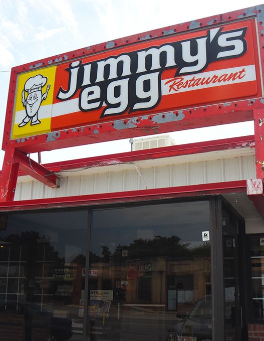 Jimmy's Egg at 16 & May Ave.  mh