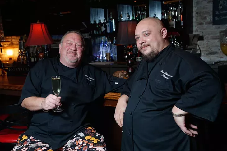 from left Chefs Bruce Rinehart and Jason Bustamante | Photo Garett Fisbeck / file - GARETT FISBECK