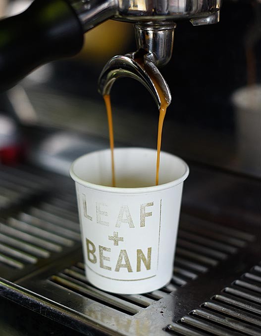 Espresso at Leaf & Bean, Thursday, Jun 2, 2016. - GARETT FISBECK