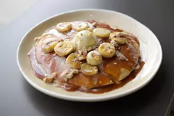 Bananas Foster pancakes at Hatch, Thursday, Feb. 2, 2017. - GARETT FISBECK
