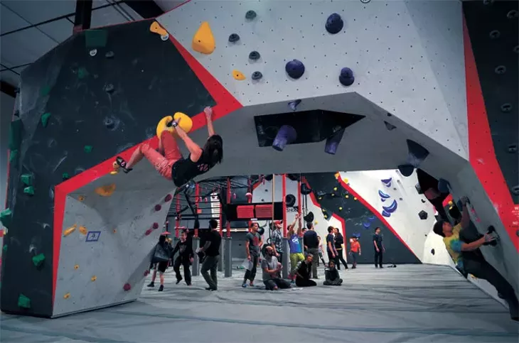 Threshold Climbing’s gym offers training courses in bouldering, auto-belays, top-rope and lead climbing. | Photo Threshold Climbing, Fitness & Yoga / provided