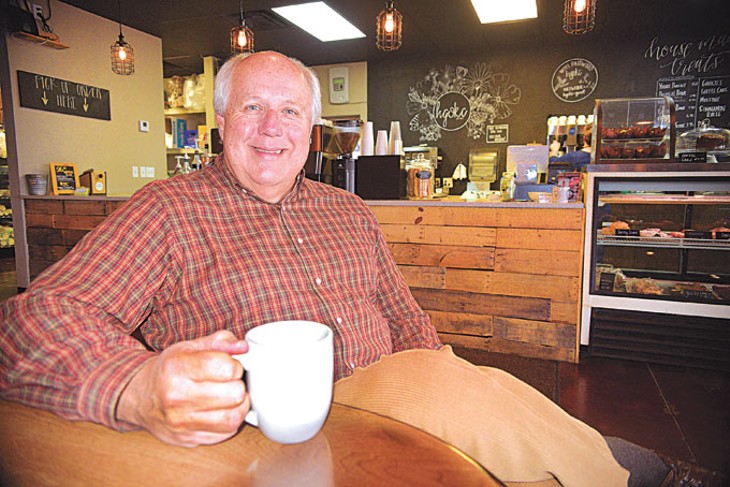 After founding two successful companies in the oil industry, Ken Murphy opened nonprofit Higher Grounds Coffee Shoppe & Bakery in 2014. | Photo Jacob Threadgill