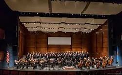 Canterbury Voices, the Mustang High School choir and Kyle Dillingham and Horseshoe Road perform A World Beloved: A Bluegrass Mass on Friday. | Photo Canterbury Voices / provided