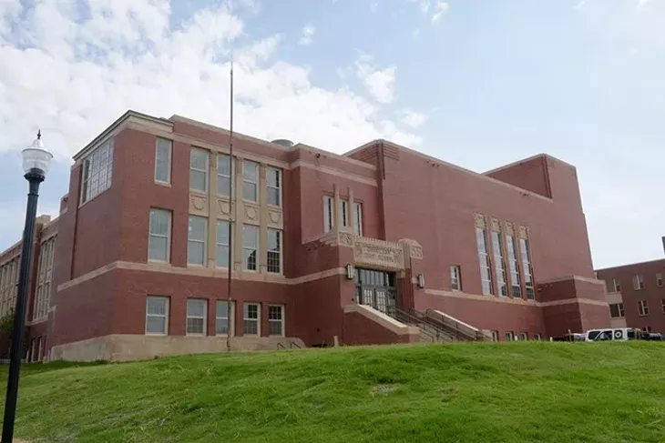 Page Woodson School has been renovated into an apartment building and community space.