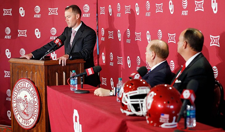 Lincoln RIley was introduced as the new University of Oklahoma head coach on June 7. | Photo University of Oklahoma / provided