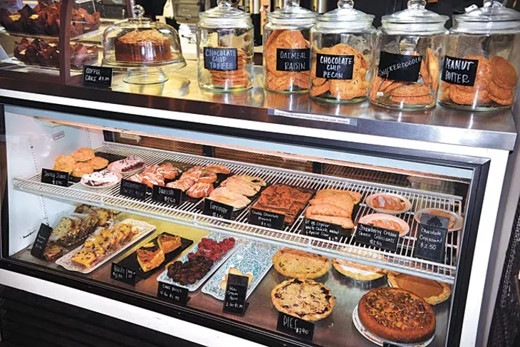 Baker Dawn Kellogg oversees a variety of sweet treats at Higher Grounds. | Photo Jacob Threadgill