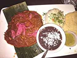 The cochinita pibil marinated pork is served in a citrus-pepper sauce. | Photo Jacob Threadgill