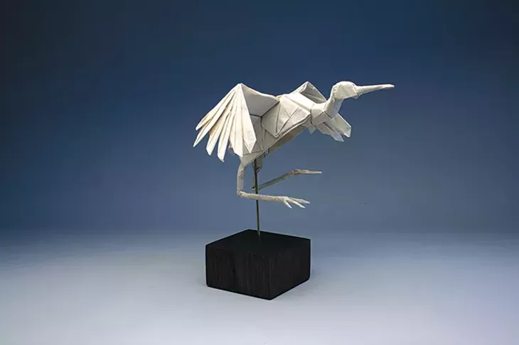 Dancing Crane by Robert J. Lang - SCIENCE MUSEUM OKLAHOMA / PROVIDED