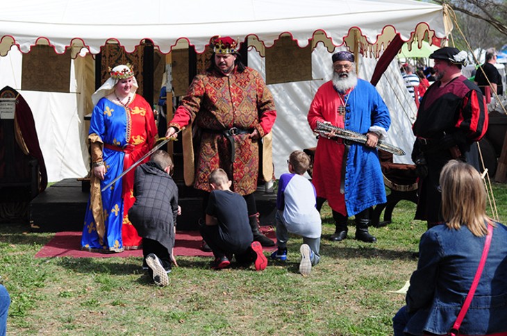 Local and national historic actors descend upon Reaves Park each year for The Medieval Fair of Norman. - MICHAEL MAHAFFEY  / UNIVERSITY OF OKLAHOMA / PROVIDED