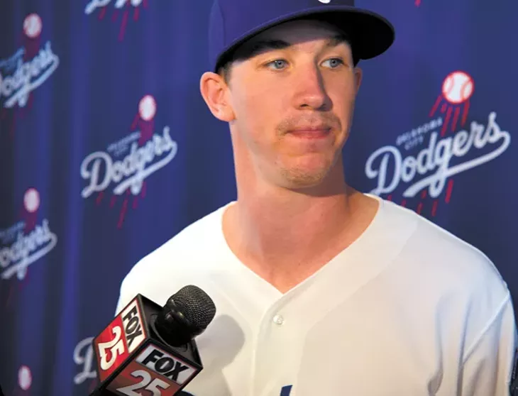 Pitcher Walker Buehler starts the season atop the Oklahoma City Dodgers’ rotation and the organization’s prospect rankings. - JACOB THREADGILL