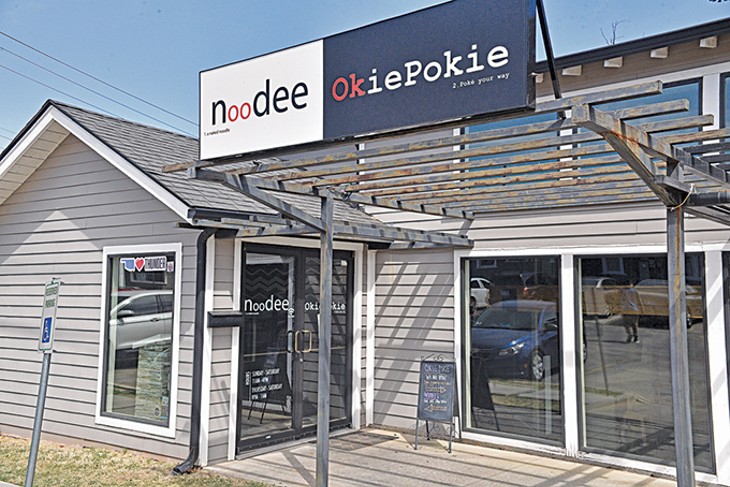 At 2418 N. Guernsey Ave., Noodee and Okie Pokie are separate restaurant concepts inside the old Guernsey Park location. - JACOB THREADGILL
