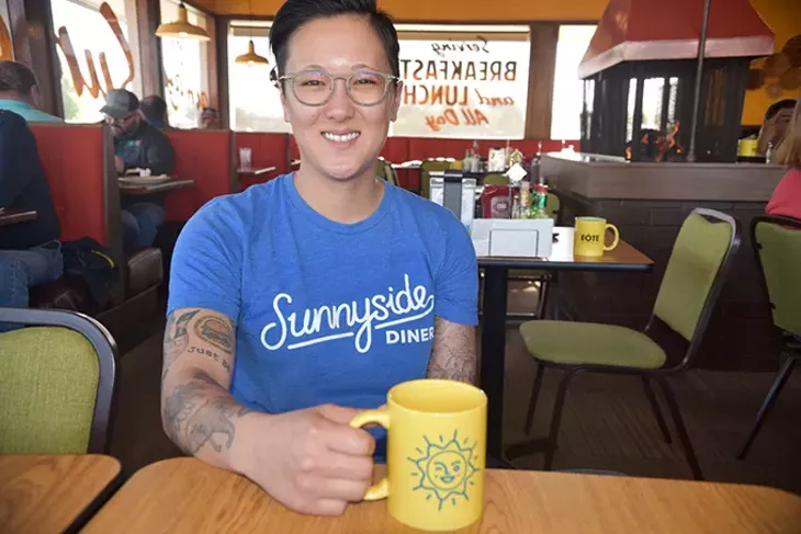 Aly Cunningham owns Sunnyside Diner locations with Shannon Roper. - JACOB THREADGILL