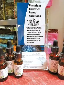 Mann’s Best Friend offers a variety of CBD products, including many from Norman’s Ambary Health. - PROVIDED