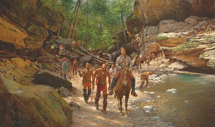 “Cherokee Caravan” by Robert Griffing - NATIONAL COWBOY & WESTERN HERITAGE MUSEUM / PROVIDED