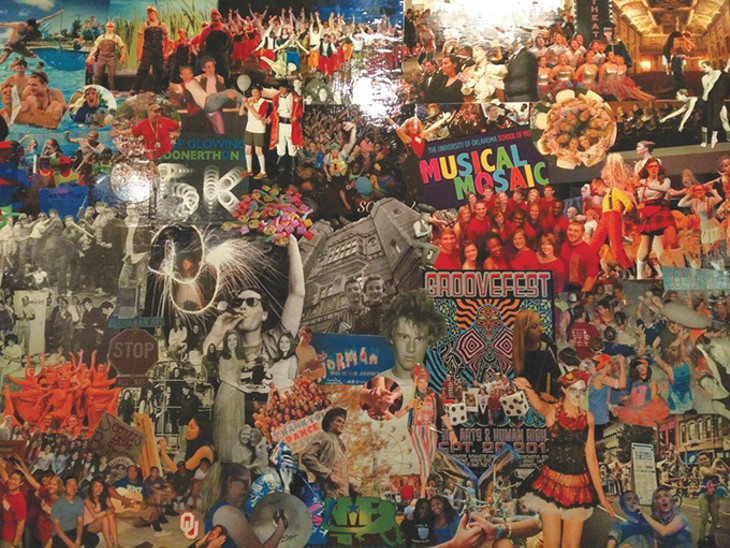 A collage at Hideaway Pizza in Norman - PROVIDED