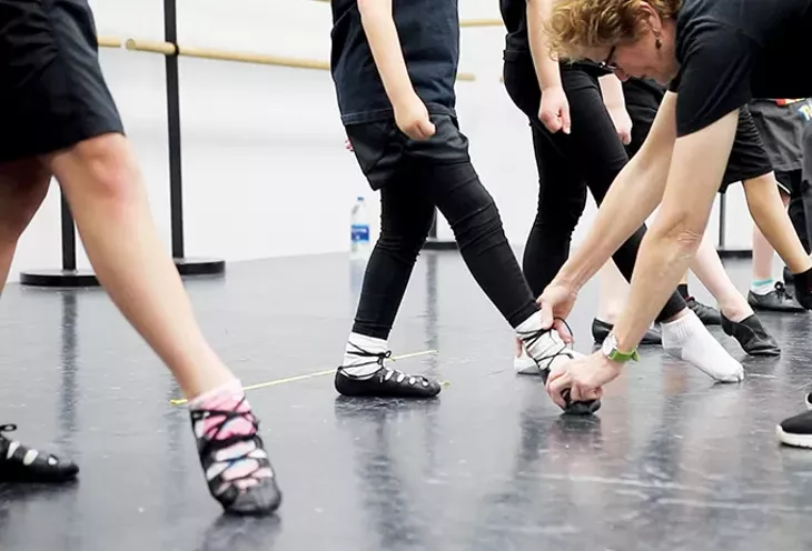 Jean Hill teaches a variety of hard and soft shoe Irish dancing at Hill Irish Dance School. - HILL IRISH DANCE SCHOOL / PROVIDED