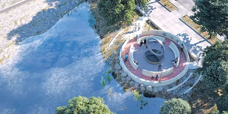 A rendering of Harvey Pratt’s “Warriors’ Circle of Honor” - HARVEY PRATT / SMITHSONIAN INSTITUTION / PROVIDED