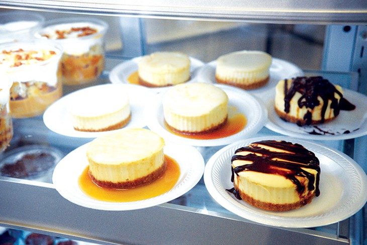 Condensed milk-based sweets are among the desserts available at Moore de Brasil. - JACOB THREADGILL