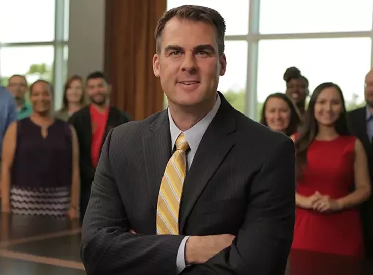 Tulsa businessman Kevin Stitt won the Republican bid for governor in last Tuesday’s election. - PROVIDED
