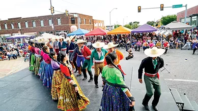 Dancers celebrate Colombian culture at Fiestas de las Americas. The festival, now in its 13th year, will take place from 10 a.m.-8 p.m. Sept. 29 in the Capitol Hill District. - PROVIDED
