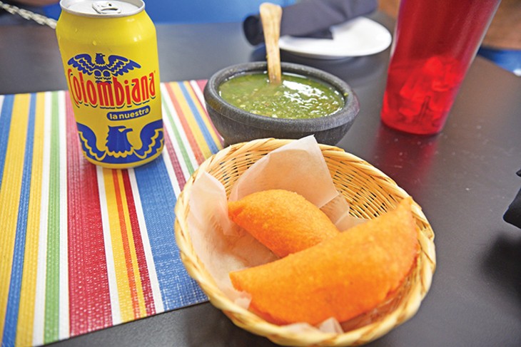 Empanadas can be eaten in Colombia with every meal of the day. - JACOB THREADGILL