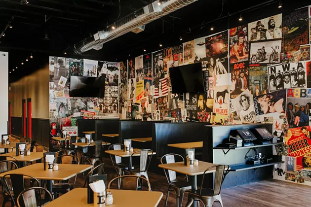 Visitors familiar with the aesthetics of the old Empire Slice House location will find many familiar touches in the new restaurant. - ALEXA ACE
