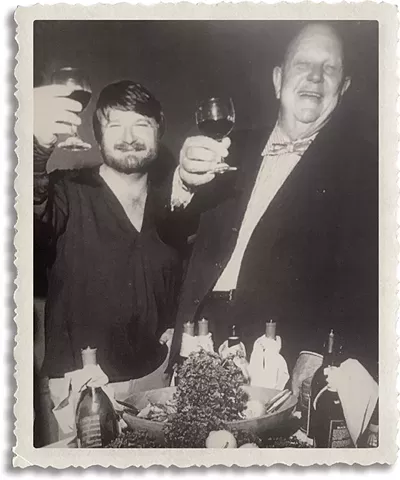 John Bennett left was recommended to The Cellar and Hightower owner Frank Hightower by his Bennett’s mentor, master chef James Beard. - PROVIDED