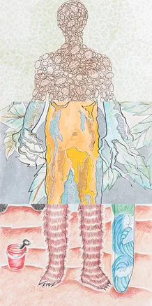 Exquisite Corpse combines a total of 60 Oklahoma artists. - PROVIDED